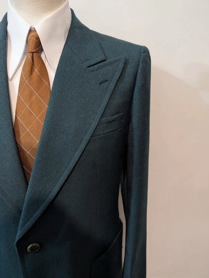 Atemberaubende grüne Wolljacke