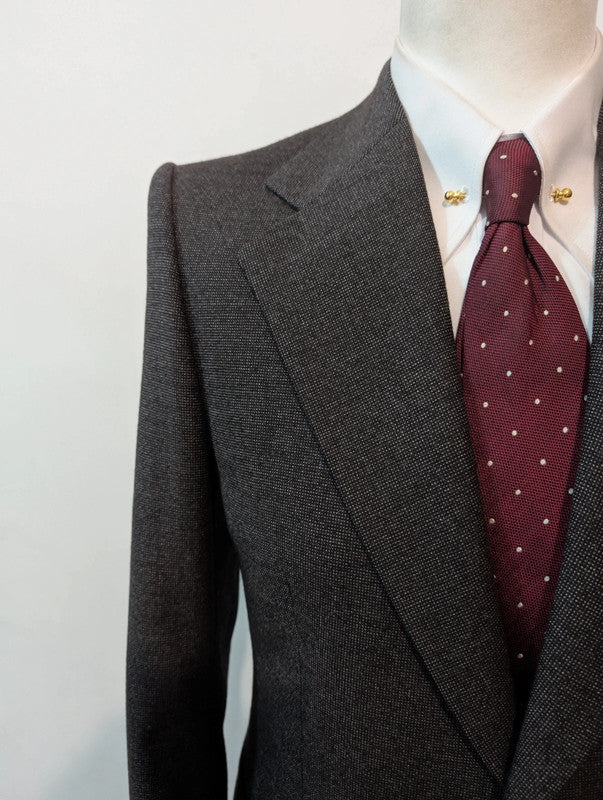 Fabuleux costume marron en laine