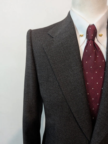 Fabuleux costume marron en laine