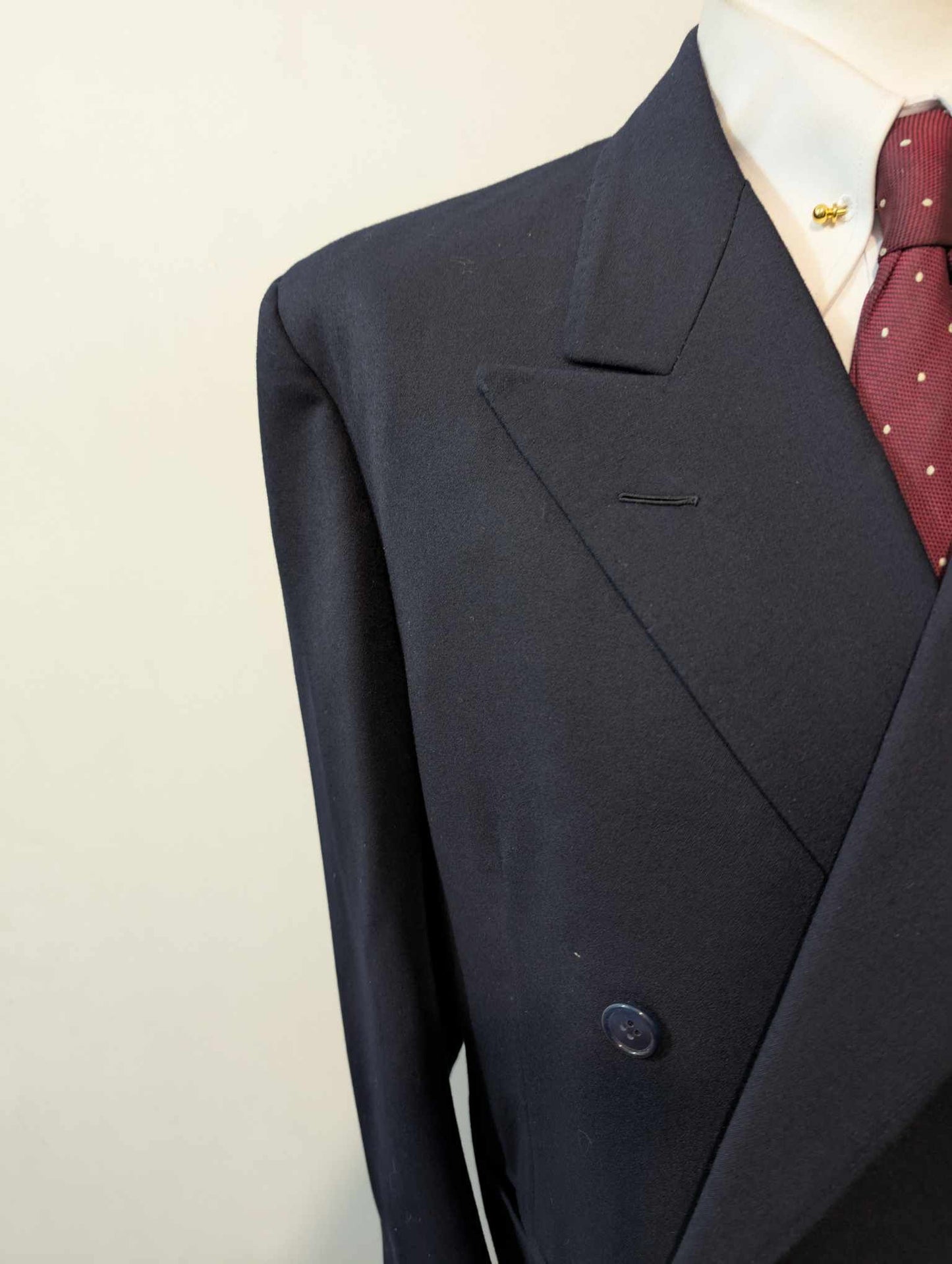 Fabuleux costume croisé en flanelle