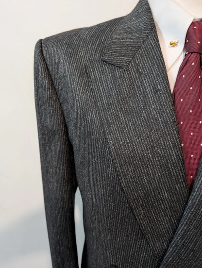 Magnifique costume croisé en tweed