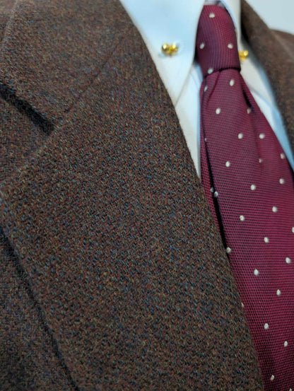 Fabuleuse veste couleur marron en tweed