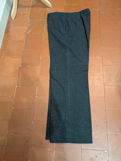 46FR Schwere graue Flanellhose