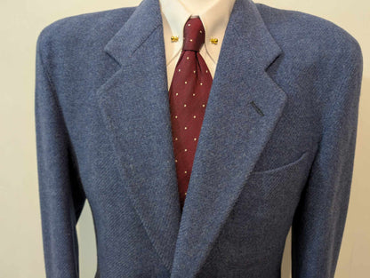Lumineuse veste bleu en tweed