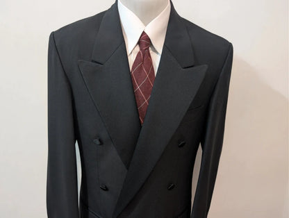 Prächtiger zweireihiger Woll-Smoking