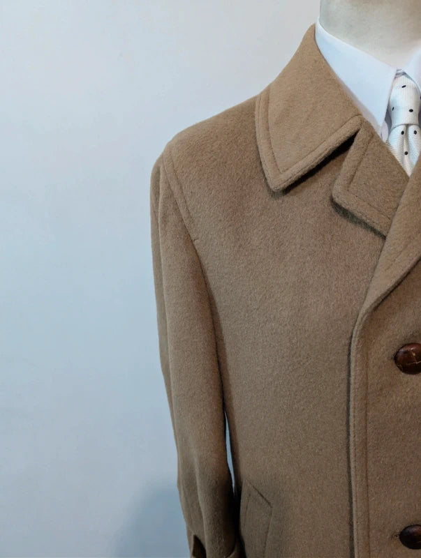 Fabuleux manteau camel en laine