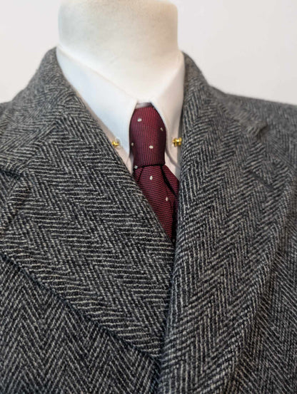 Redoutable manteau gris à chevron