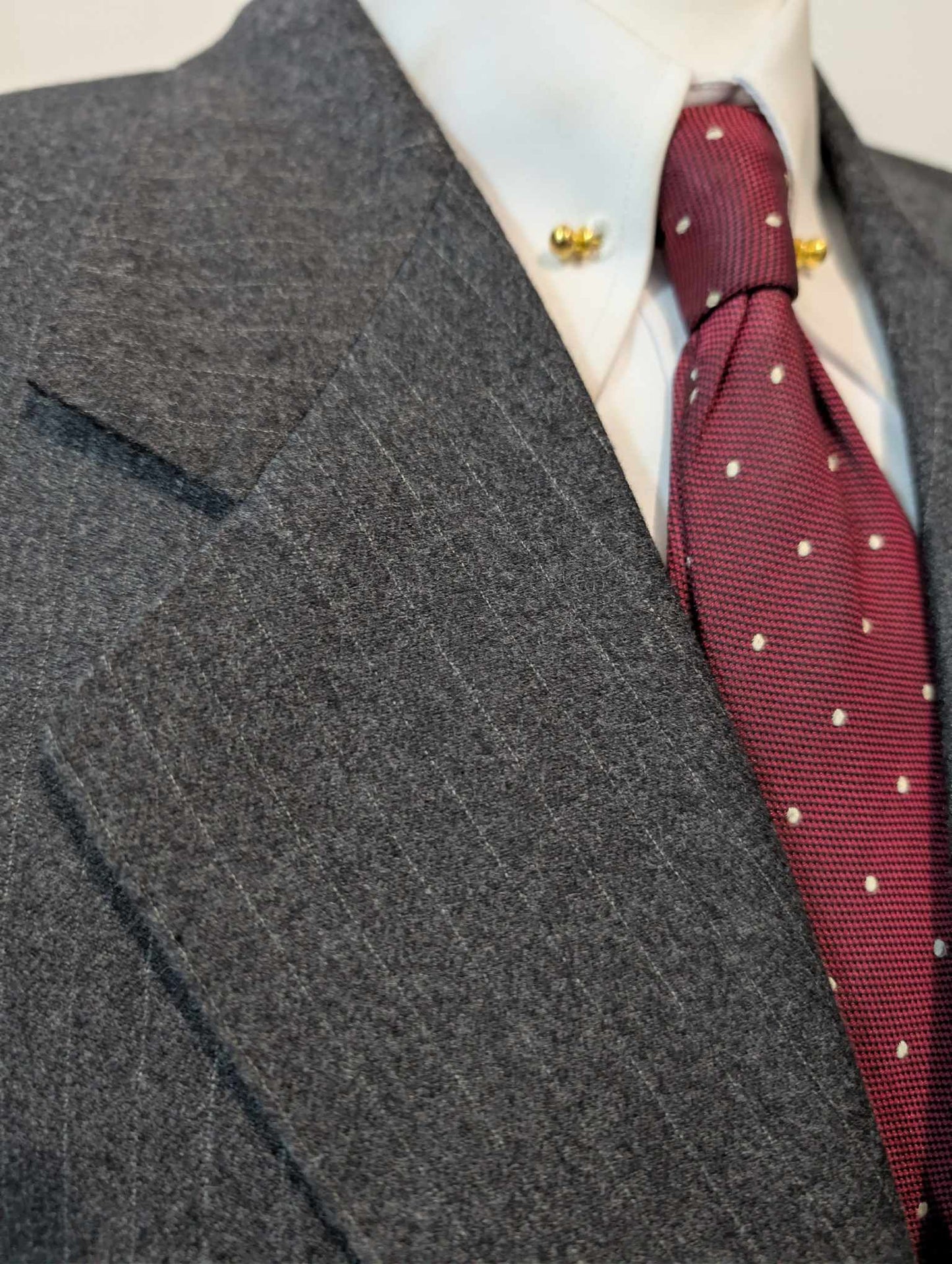 Magnifique costume pinstripe en flanelle