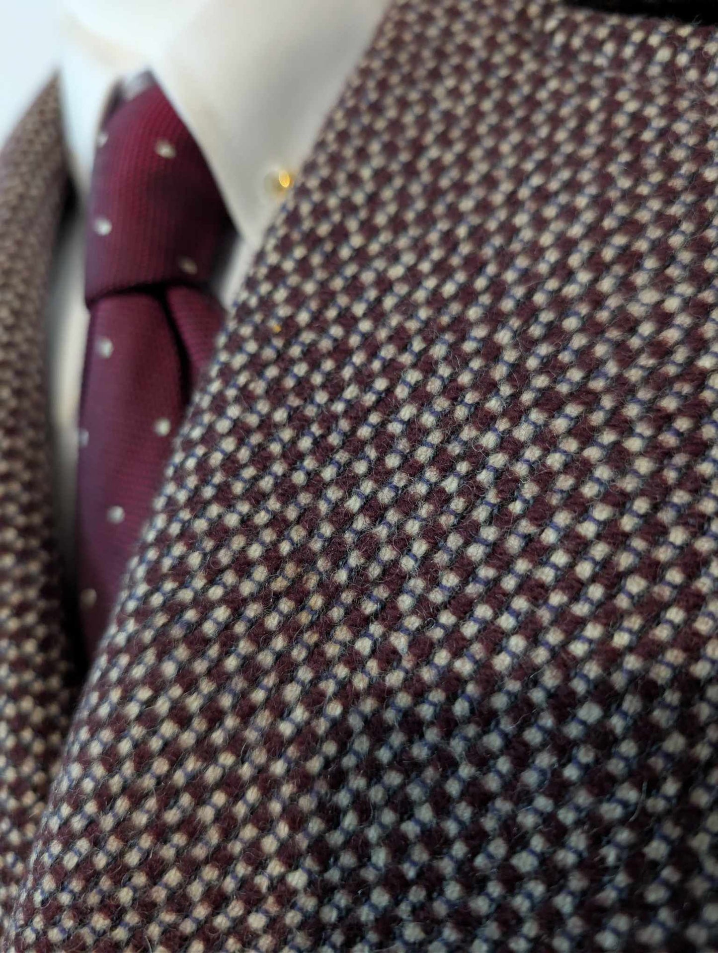 Magnifique manteau polo coat en tweed