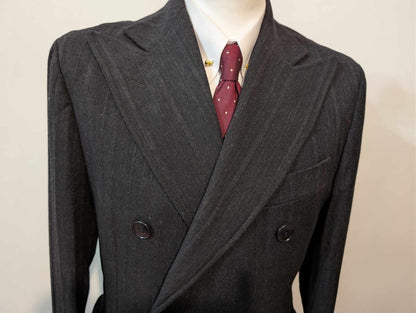 Magnifique manteau croisé en laine