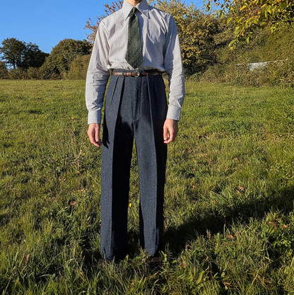Pantalon hollywood en tweed