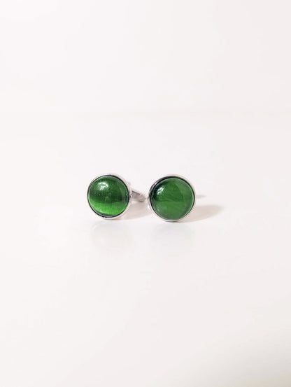 Emerald Green Vintage Cufflinks