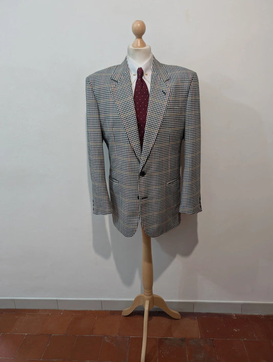 Chouette veste a carreaux en laine