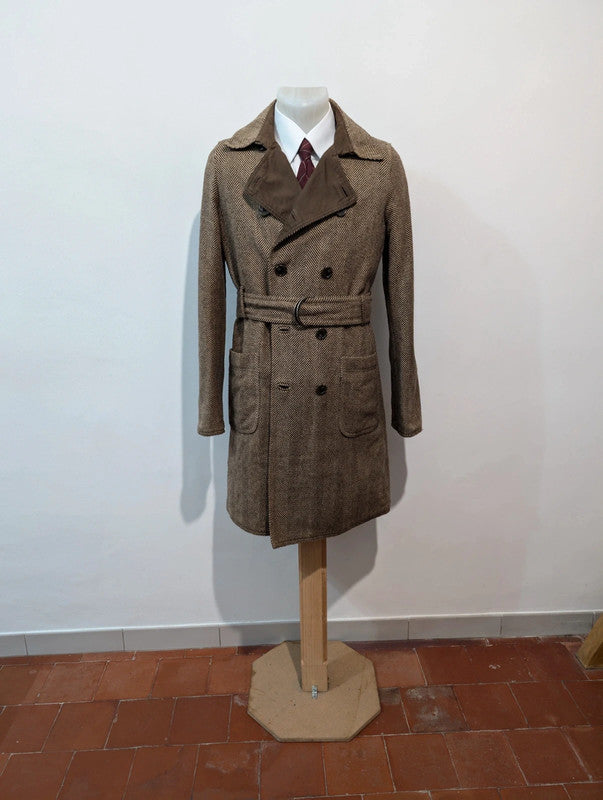 Super petit trench en tweed