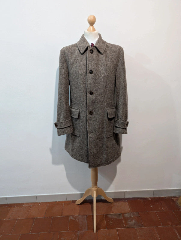 Cute gray brown wool coat