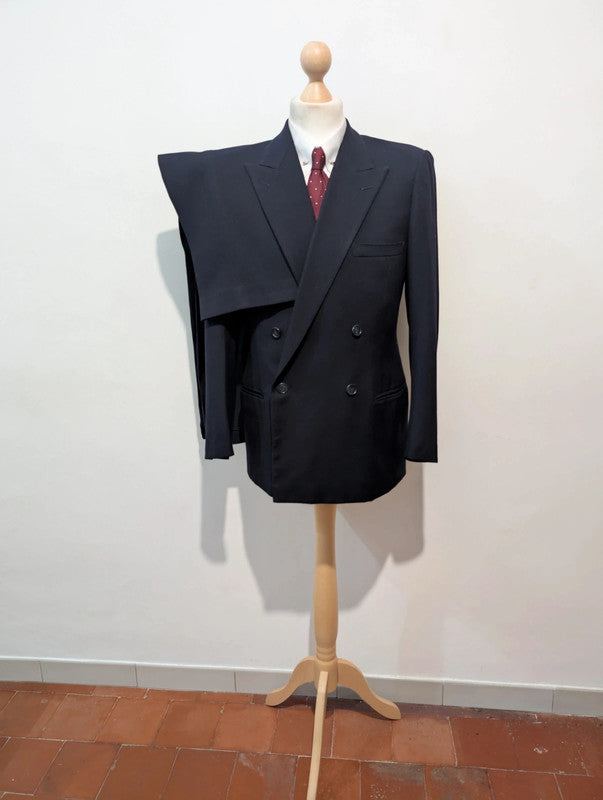 Incredible bespoke wool double-breasted suit