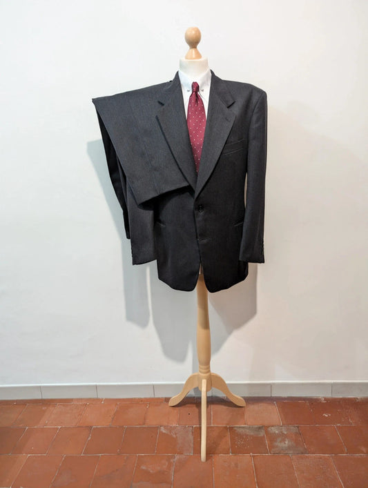 Heavy grey wool flannel suit