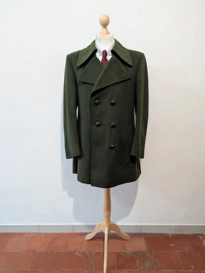 Mignon caban en loden vert