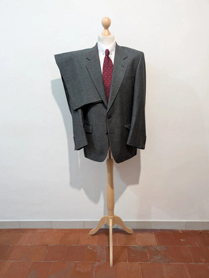 Original costume gris en flanelle