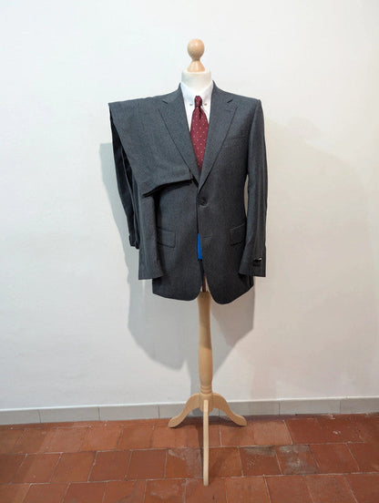 Superb pinstripe flannel suit