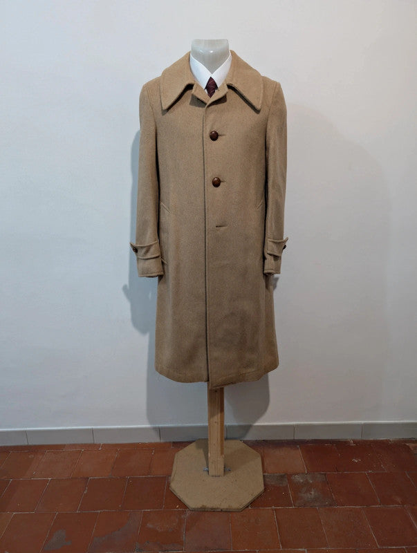 Angélique manteau loden camel en laine