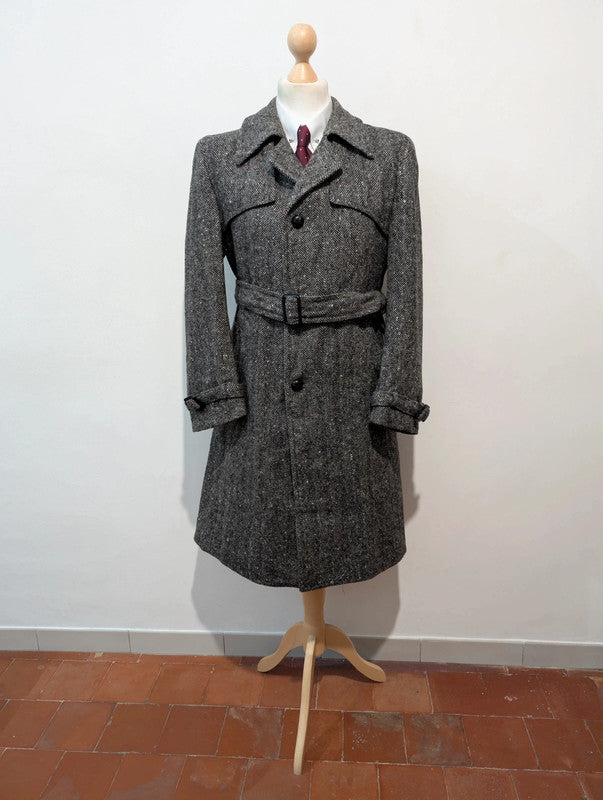 Incroyable manteau en donegale tweed
