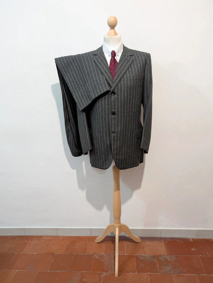 Méchant costume chalkstripe en flanelle lourde