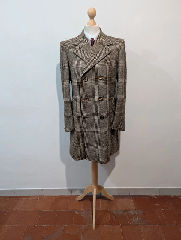 Incroyable manteau croisé en tweed