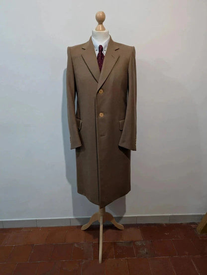 Sublime manteau marron en laine