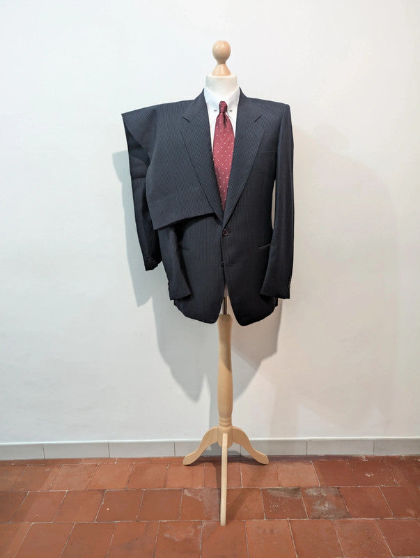 Flamboyant pinstripe wool suit