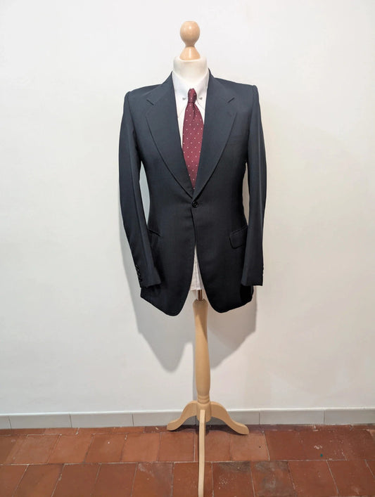 Classique veste bleu marine en laine froide