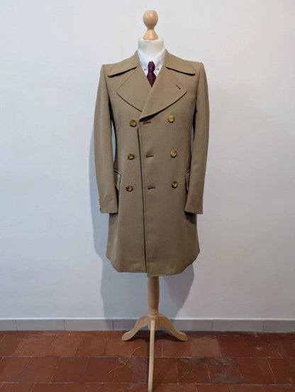 Magnifique polo coat beige en laine