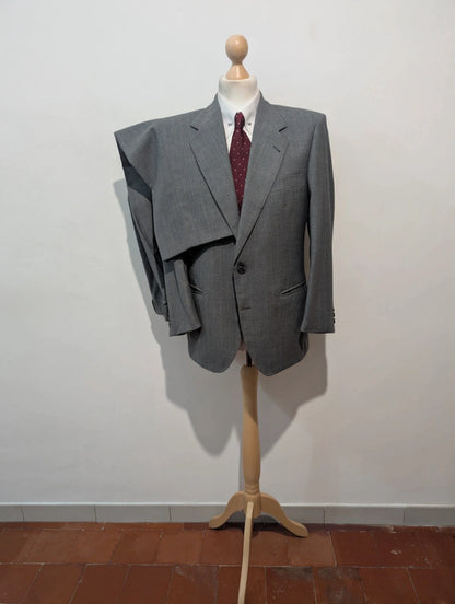 Excellent costume gris en laine légère