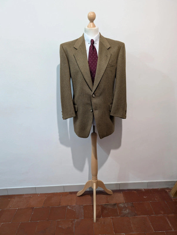 Amazing khaki brown wool jacket