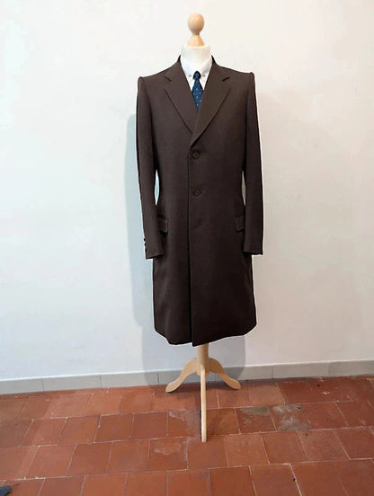 Magnifique manteau marron bespoke
