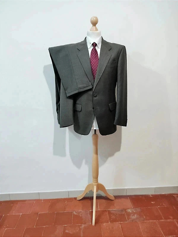 Perfect gray prince of wales suit