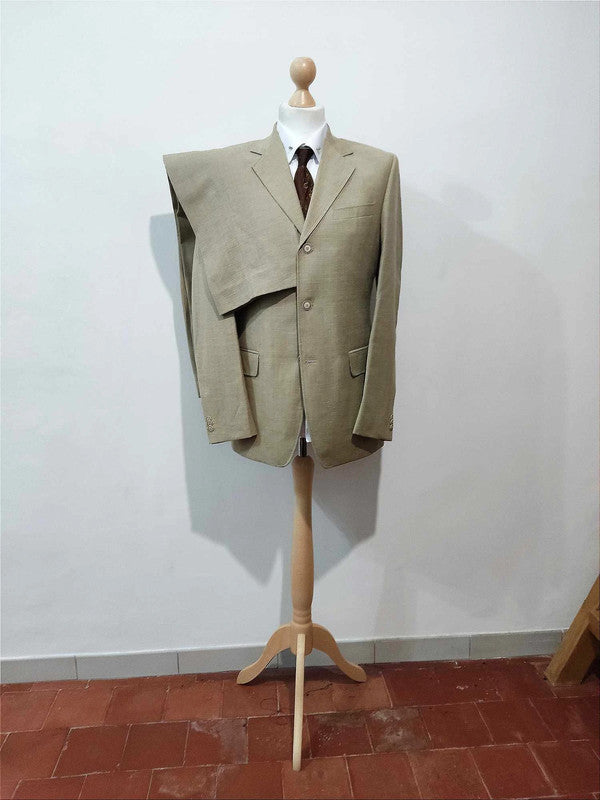 Lovely beige linen cotton suit