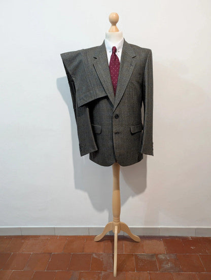 Original costume gris en flanelle