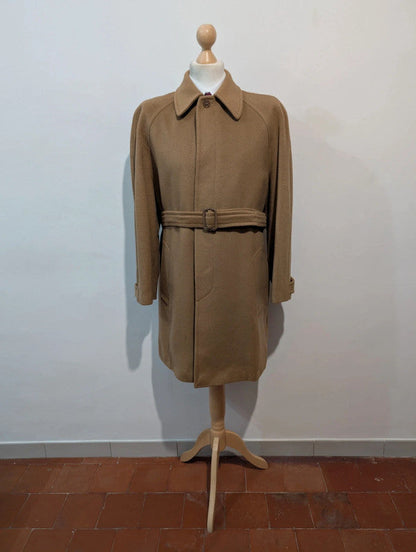 Lumineux manteau camel en laine