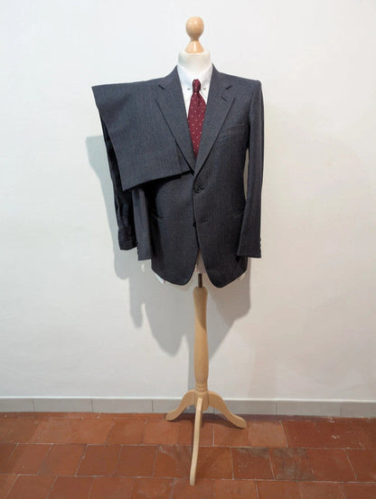 Génial costume pinstripe en flanelle