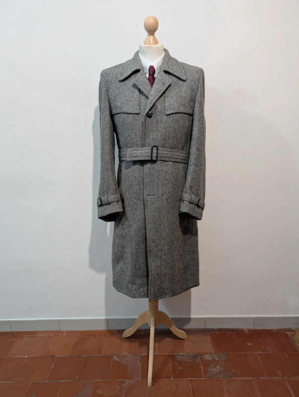 Exceptionnel trench en tweed