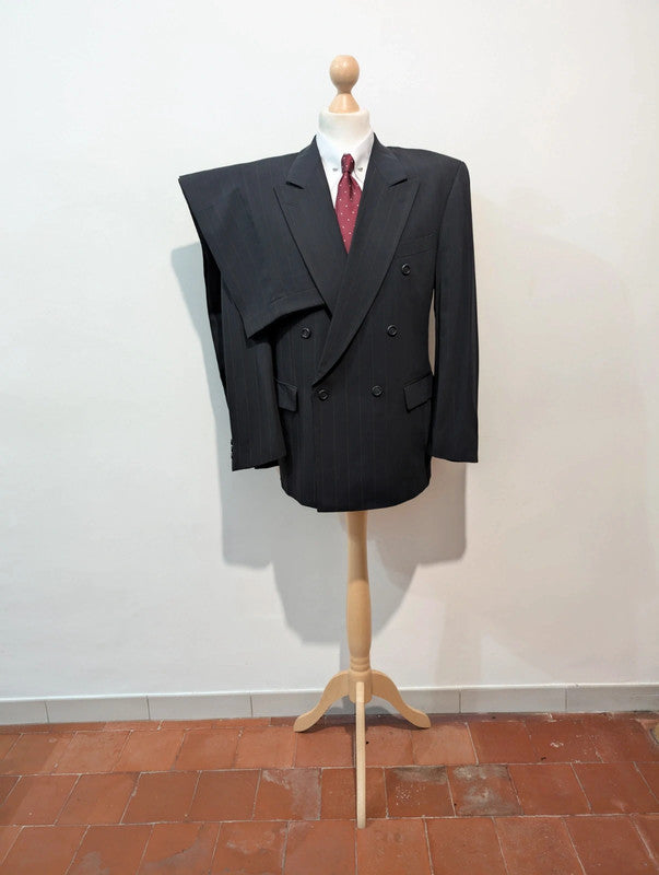 Terrible pinstripe double-breasted suit