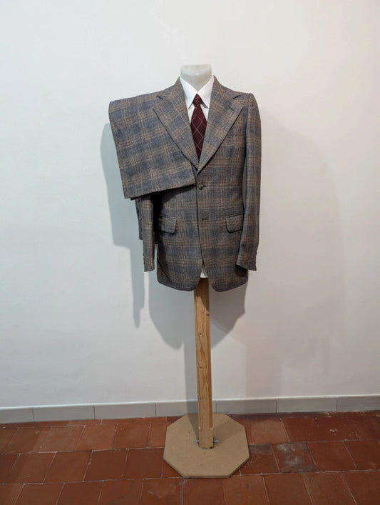 Sad Prince of Wales flannel suit