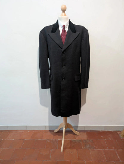Exceptionnel manteau Chesterfield en laine