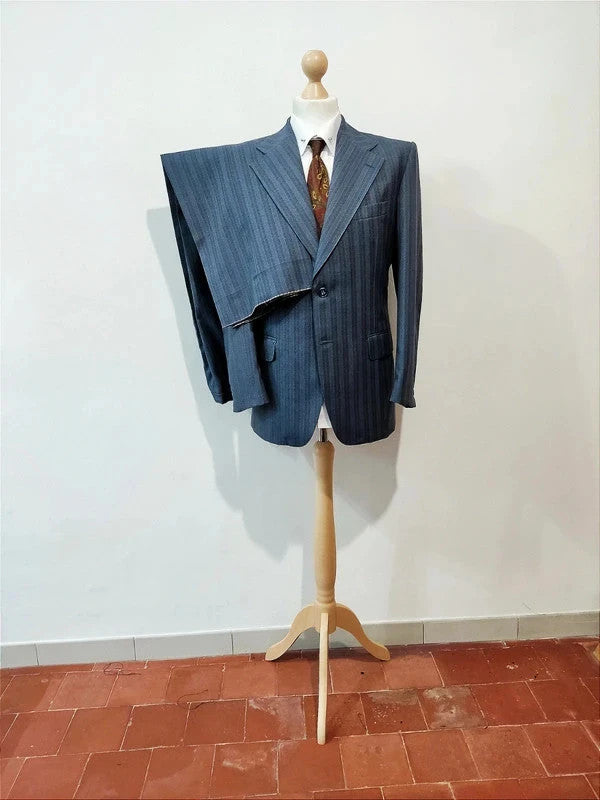 Spectacular wool pinstripe suit