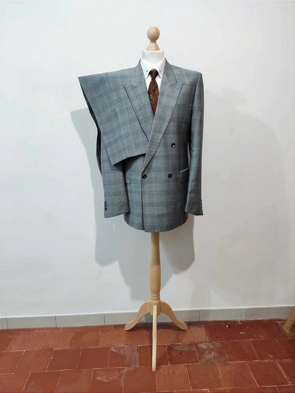 Original gray double-breasted suit