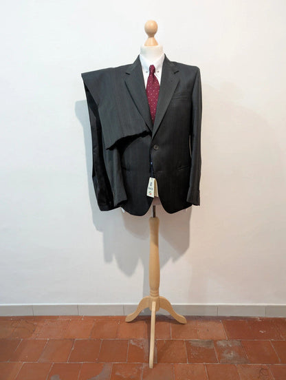 Méchant costume pinstripe en laine