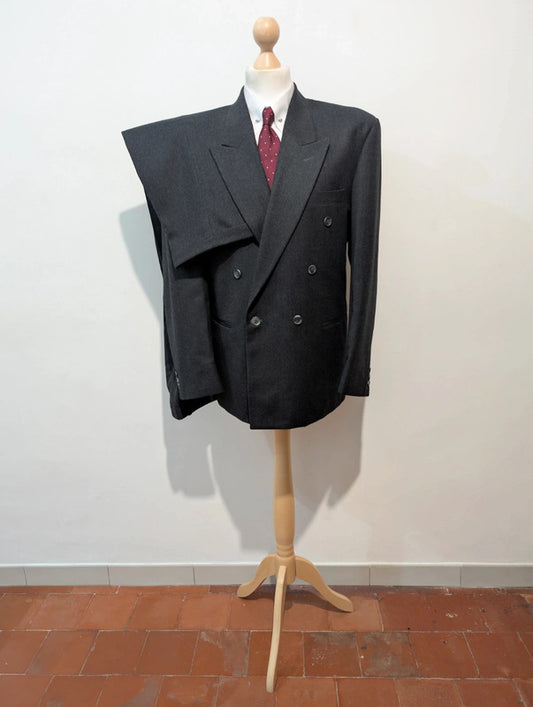 Furieux costume croisé en flanelle lourde