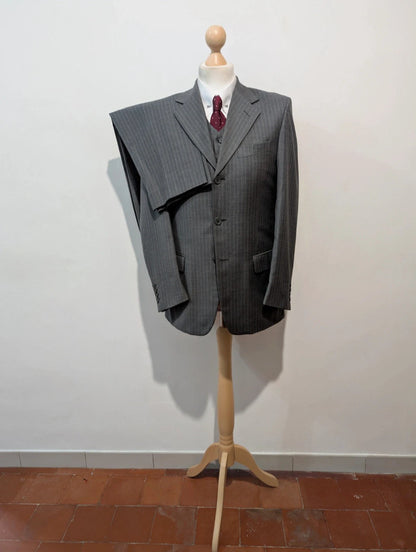Légendaire costume 3 piece pinstripe en laine legere
