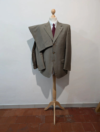 Sad gray wool suit